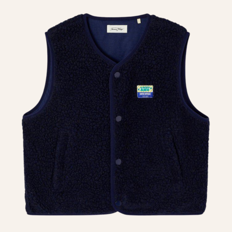 American Vintage American Vintage Hoktown Gilet - Navy
