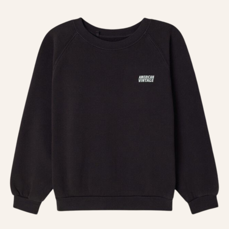 American Vintage American Vintage kid sweatshirt Izubird - Charbon vintage