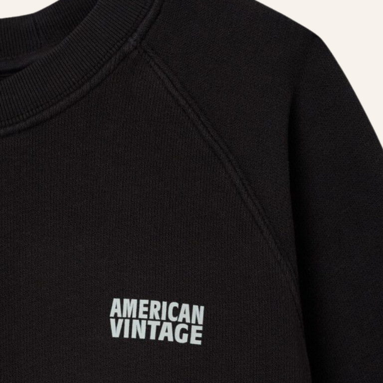 American Vintage American Vintage kid sweatshirt Izubird - Charbon vintage