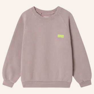 American Vintage American Vintage kid sweatshirt Izubird - Prunelle vintage
