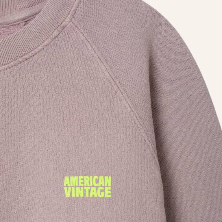 American Vintage American Vintage kid sweatshirt Izubird - Prunelle vintage