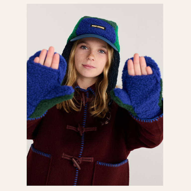 Bobo Choses Bobo Choses Sheepskin Mittens | Green