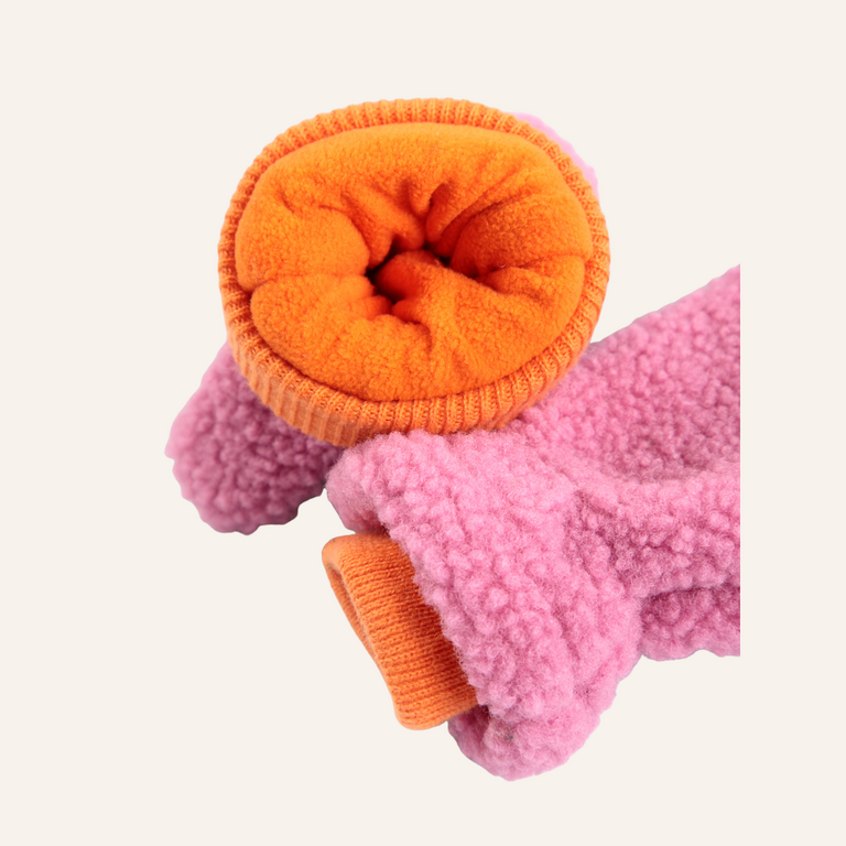 Bobo Choses Bobo Choses Sheepskin Mittens | Pink