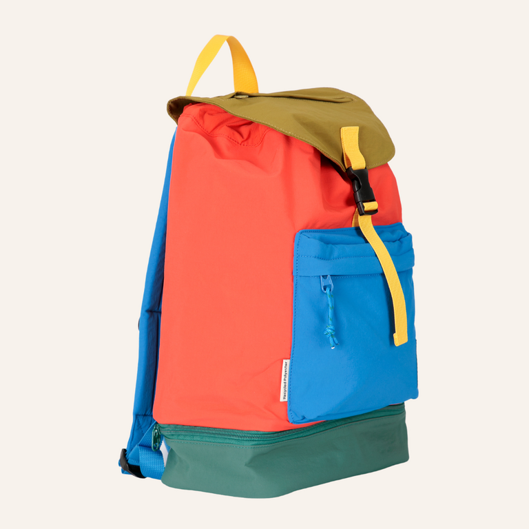 Bobo Choses Bobo Choses Beast Tag Color Block Backpack