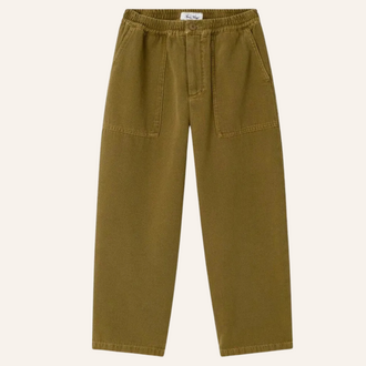 American Vintage AMV kids kids pants Lycaz - Vintage moss