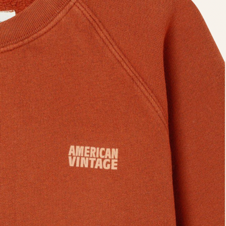 American Vintage American Vintage kid sweatshirt Izubird - Cinnamon