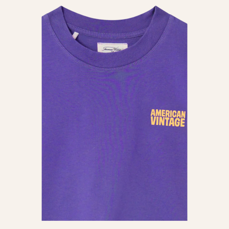 American Vintage AMV Kid Tee-shirt Gixy -  Purple