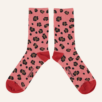 Piupiuchick Piupiuchick socks - Pink animal print