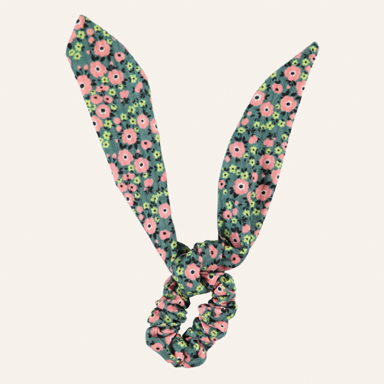 Piupiuchick Piupiuchick Scrunchie - multicolor flowers green