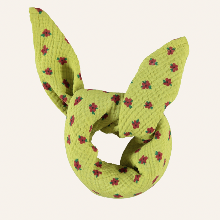 Piupiuchick Piupiuchick Bandana - Pistachio little flowers