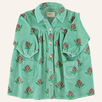 Piupiuchick Piupiuchick Short dress - Green/big flowers