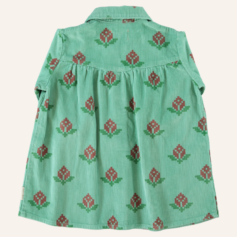 Piupiuchick Piupiuchick Short dress - Green/big flowers