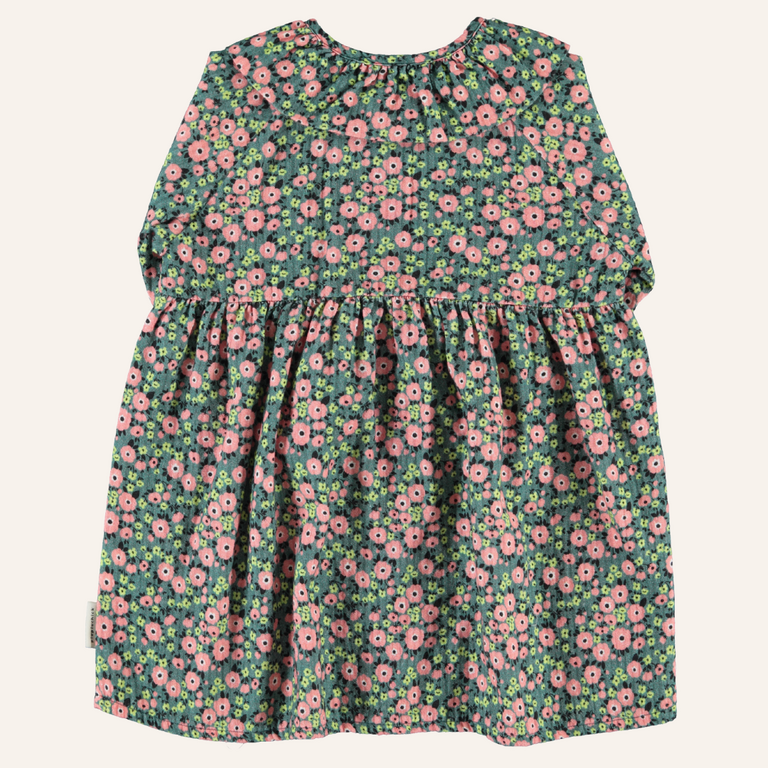 Piupiuchick Piupiuchick Short dress - Green multicolor flowers