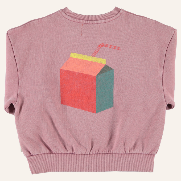 Piupiuchick Piupiuchick oversized sweatshirt  - Pink Lunch break