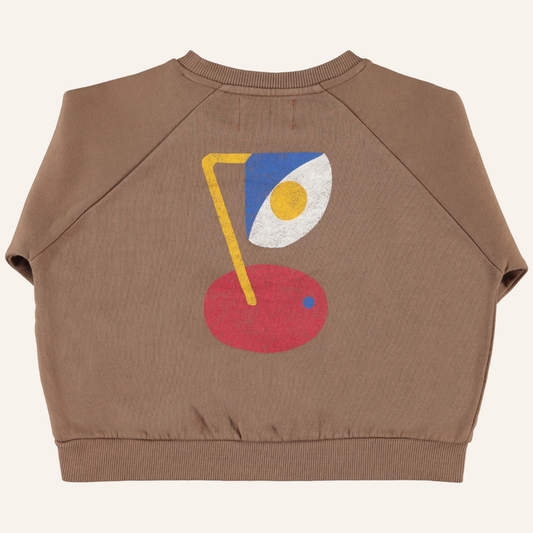 Piupiuchick Piupiuchick Sweatshirt  - Brown captain print
