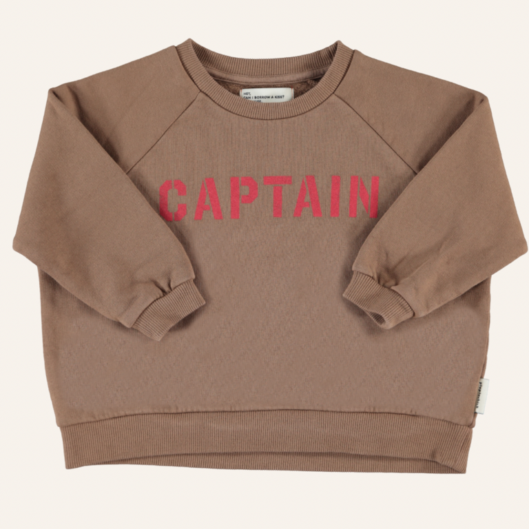 Piupiuchick Piupiuchick Sweatshirt  - Brown captain print