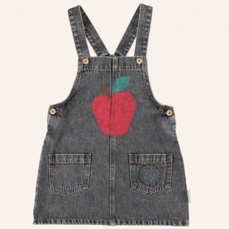 Piupiuchick Piupiuchick Dress - Black denim apple