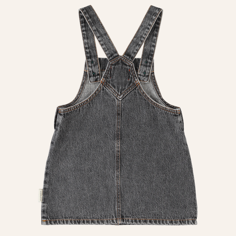 Piupiuchick Piupiuchick Dress - Black denim apple
