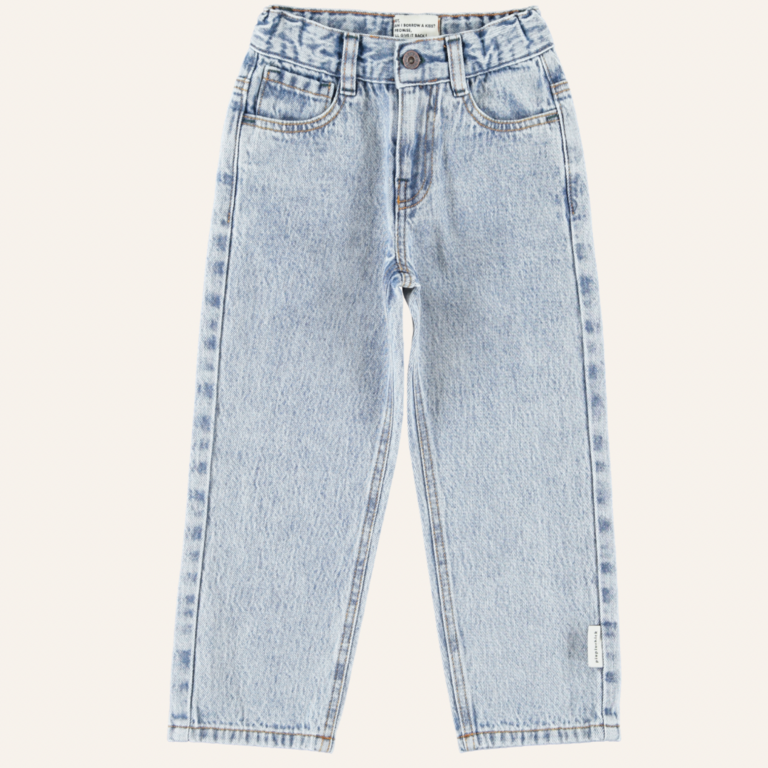 Piupiuchick Piupiuchick unisex trouser - Faded light blue denim