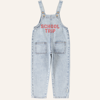Piupiuchick Piupiuchick Dungarees - Light blue denim School trip