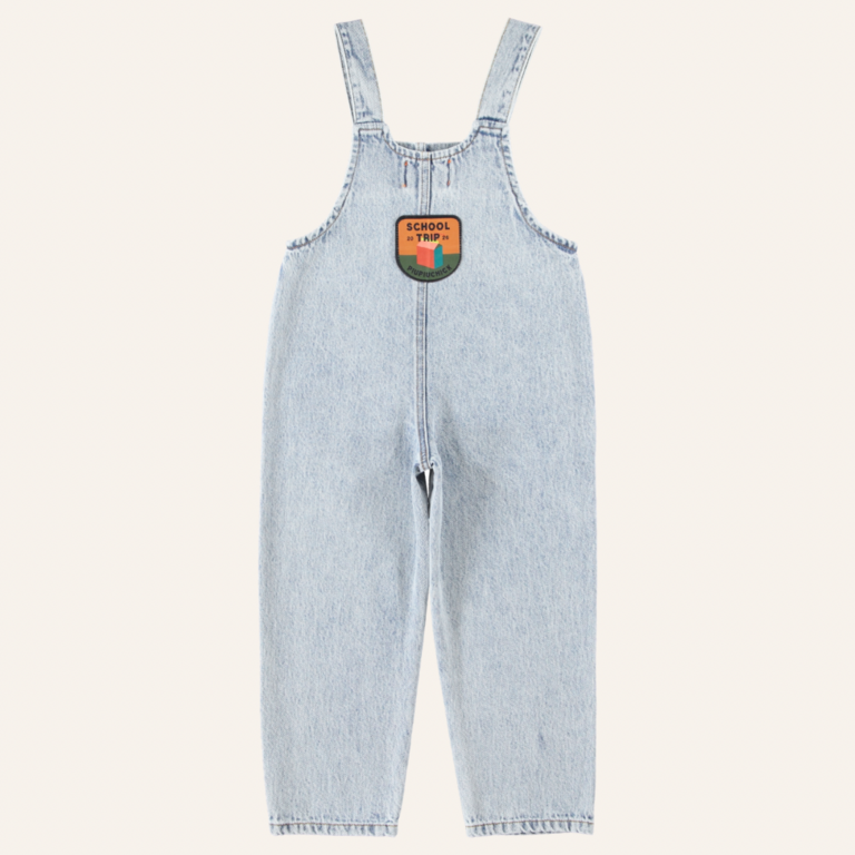 Piupiuchick Piupiuchick Dungarees - Light blue denim School trip