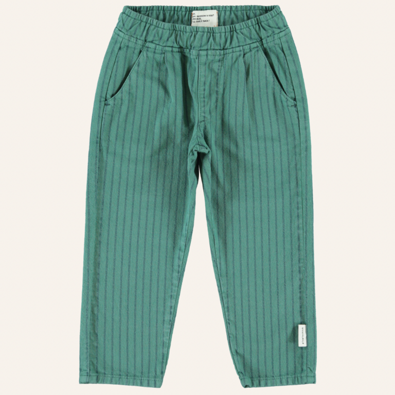 Piupiuchick Piupiuchick Trouser - Green/black stripes
