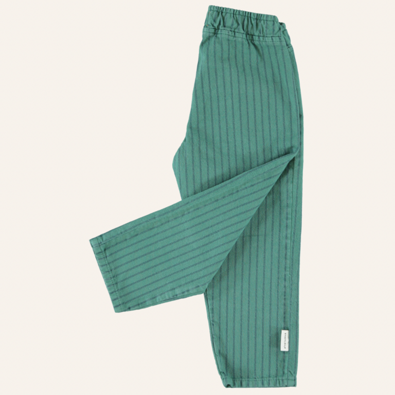 Piupiuchick Piupiuchick Trouser - Green/black stripes