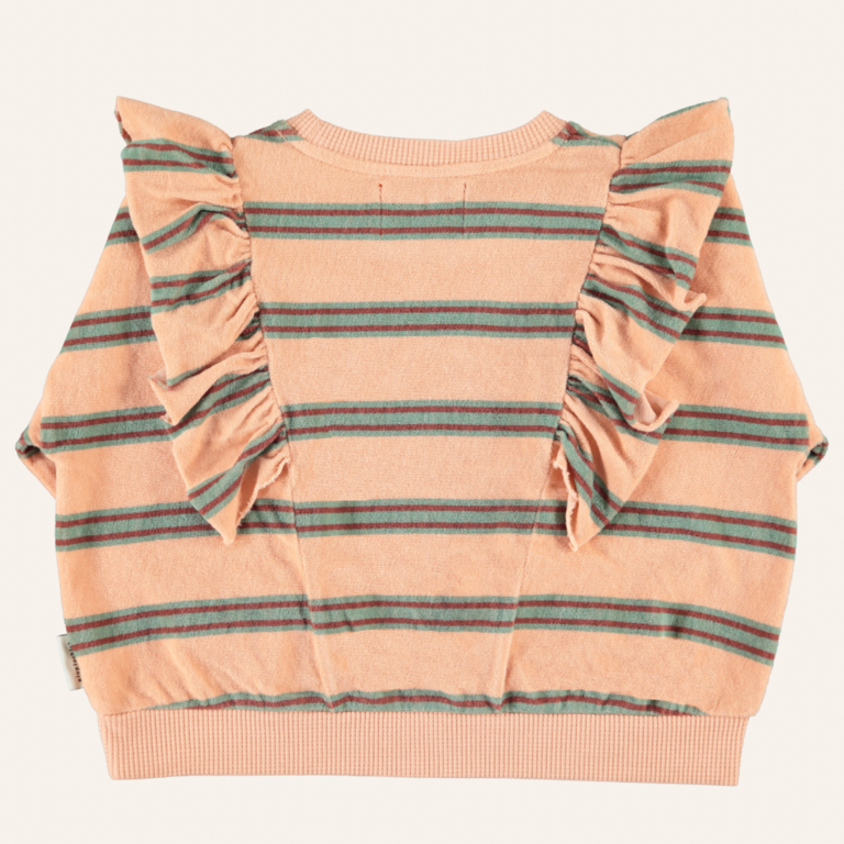 Piupiuchick Piupiuchick terry Sweatshirt  - Pink double stripes