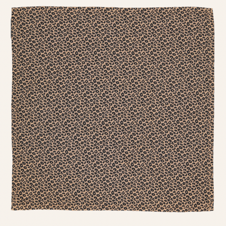 Piupiuchick Piupiuchick Bandana - Brown animal print