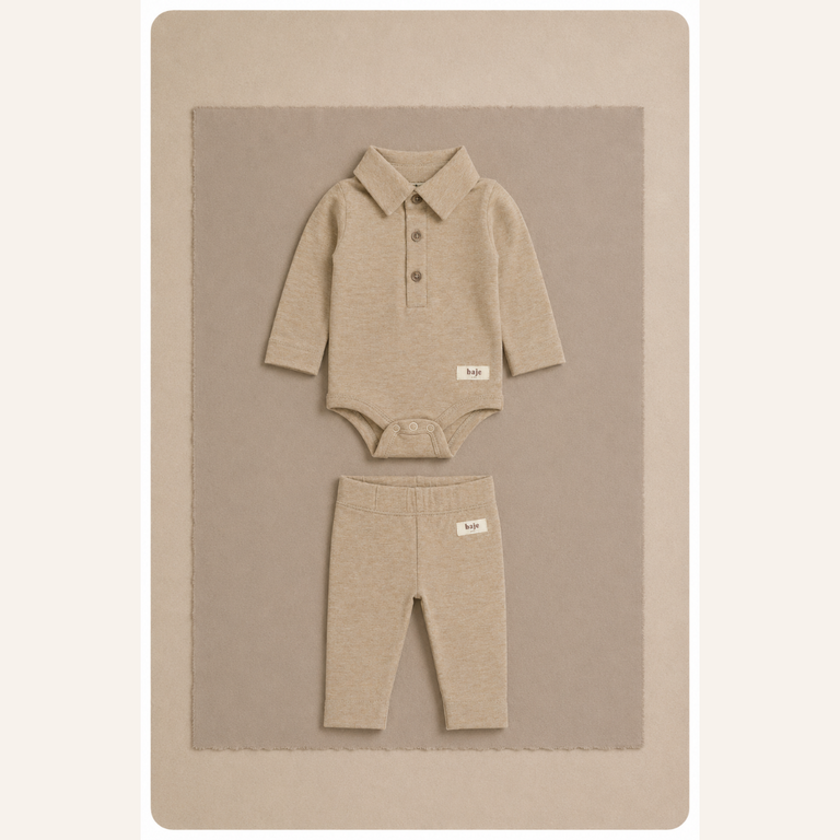 Baje Studio Baje Studio Baby Legging Joas | Taupe