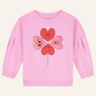 Daily Brat Daily Brat - Sweater Four Hearts - Pink