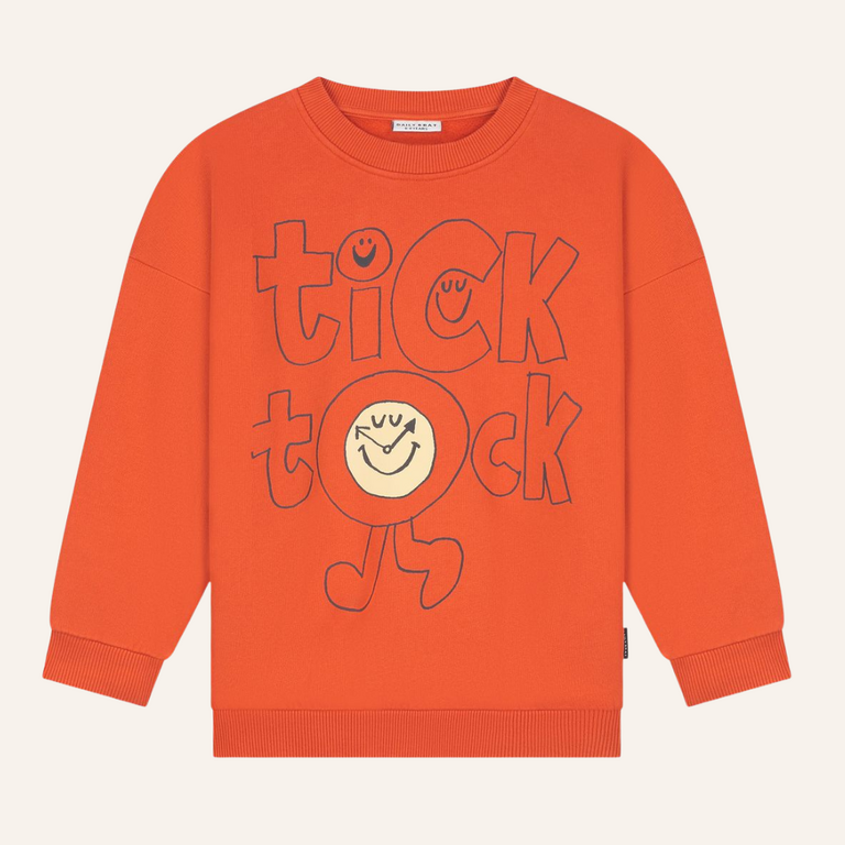 Daily Brat Daily Brat - Tick Tock Playtime Sweater