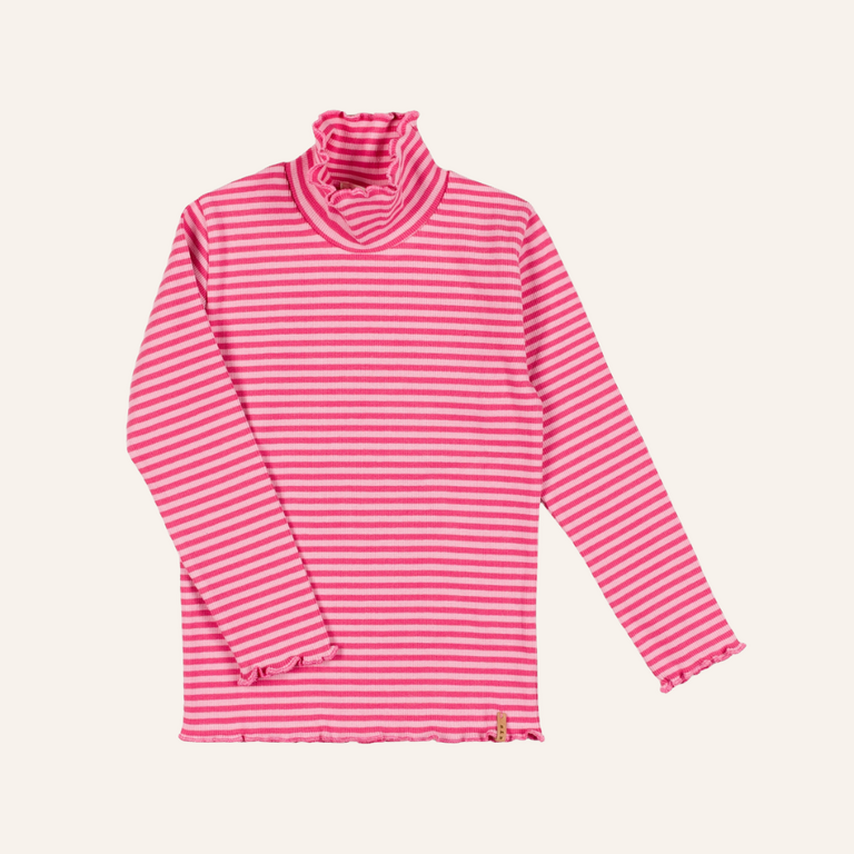 Nixnut Nixnut Meis longsleeve - Cherry stripe