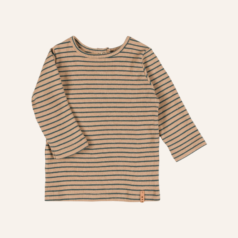 Nixnut Nixnut Bir longsleeve - Moss stripe