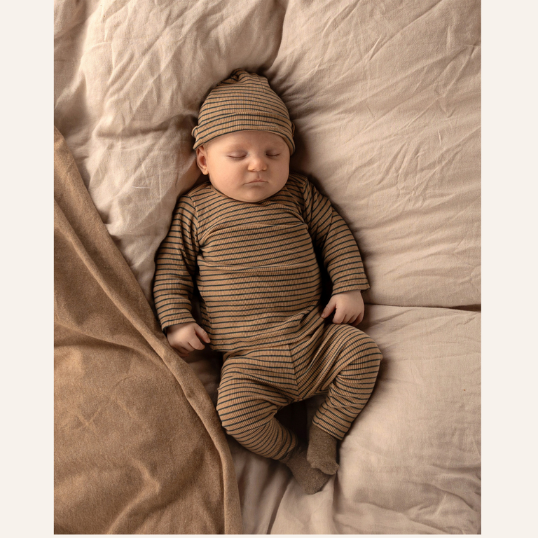 Nixnut Nixnut Bir longsleeve - Moss stripe