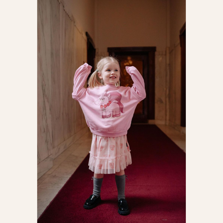 Daily Brat Daily Brat - Sassy Unicorn Sweater - Pink