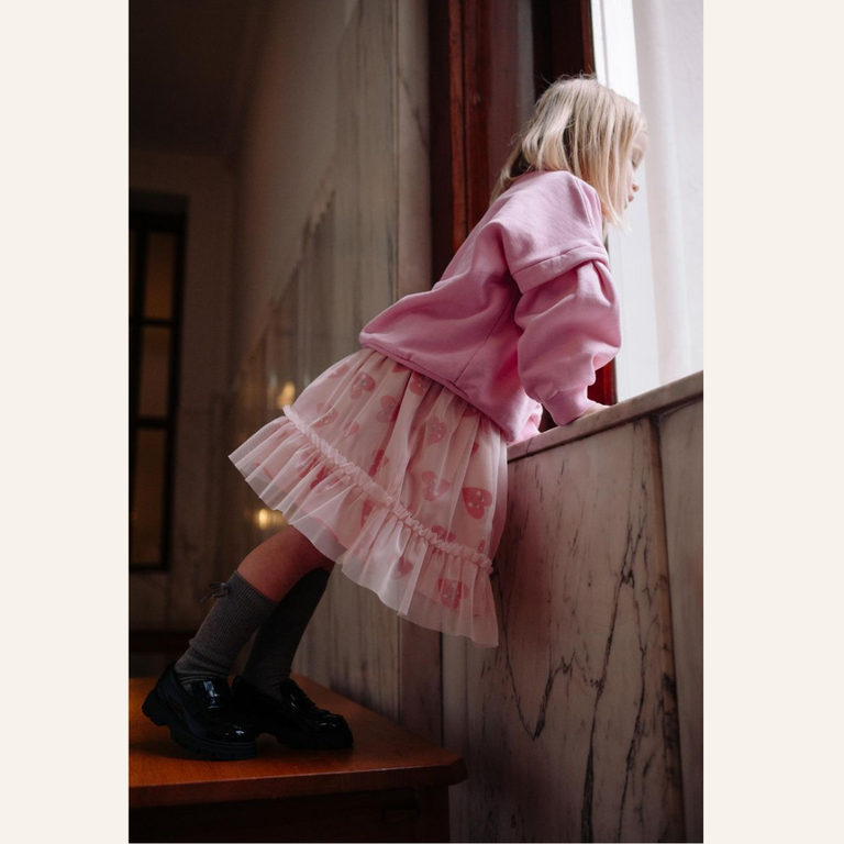 Daily Brat Daily Brat - Patty Heart Tulle Skirt