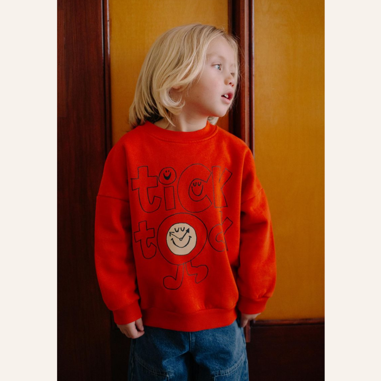 Daily Brat Daily Brat - Tick Tock Playtime Sweater