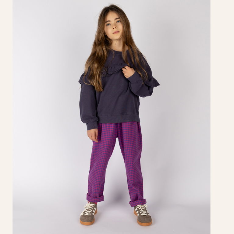 Nixnut Nixnut Tis pants - Blueberry checkered