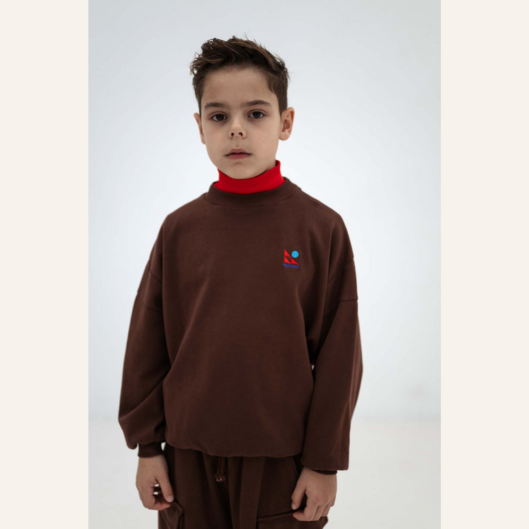 Repose AMS Repose AMS Crewneck Sweater - Pure Chocolate