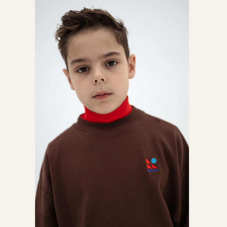 Repose AMS Repose AMS Crewneck Sweater - Pure Chocolate