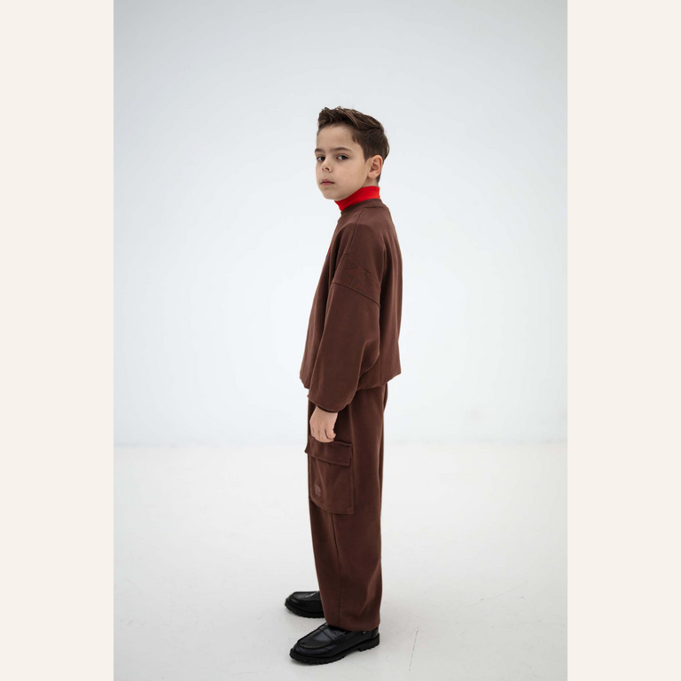 Repose AMS Repose AMS Crewneck Sweater - Pure Chocolate