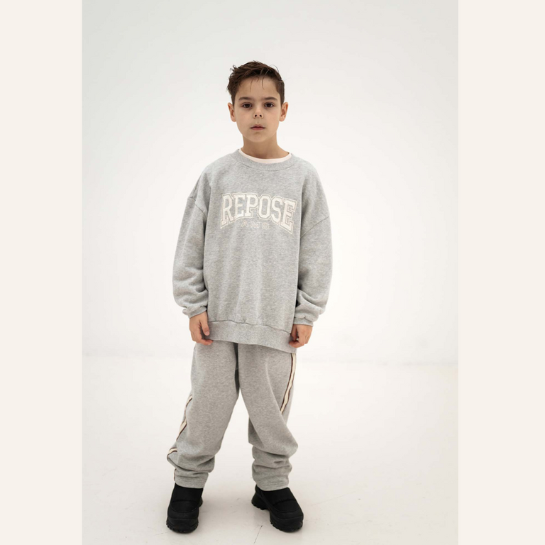 Repose AMS Repose AMS Cozy Drop Sweater - Light Mixed Grey