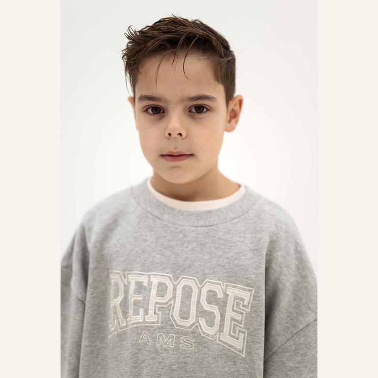 Repose AMS Repose AMS Cozy Drop Sweater - Light Mixed Grey