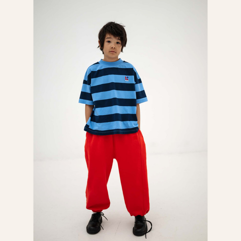 Repose AMS Repose AMS Boxy Tee - Horizon Dark Eclipse Stripe