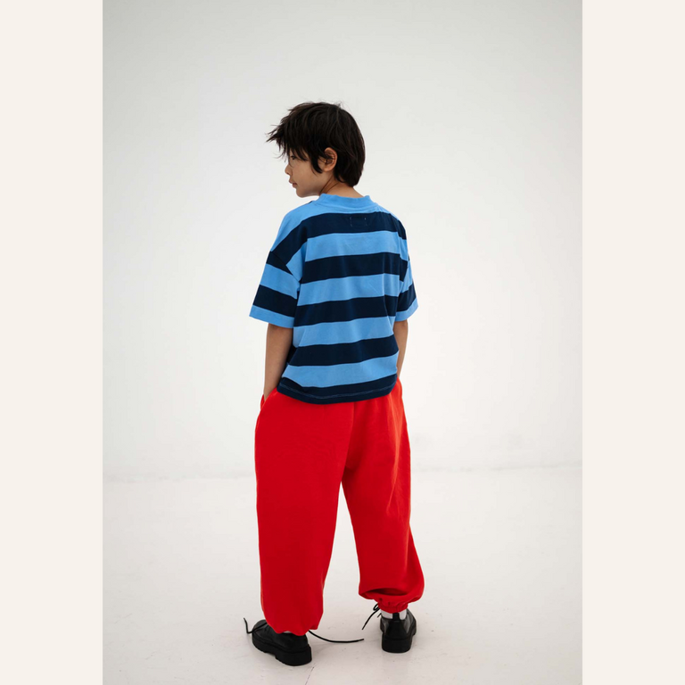Repose AMS Repose AMS Boxy Tee - Horizon Dark Eclipse Stripe