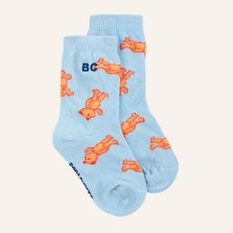 Bobo Choses Bobo Choses Softpaw Monster All Over Short Socks | Baby