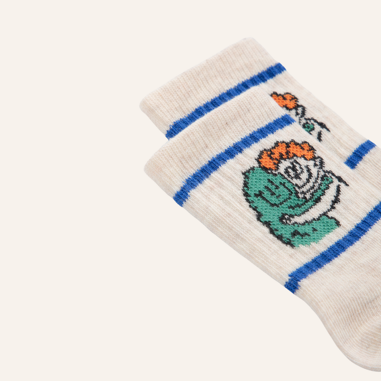 Bobo Choses Bobo Choses Hug Hairy Monsters Short Socks | Baby