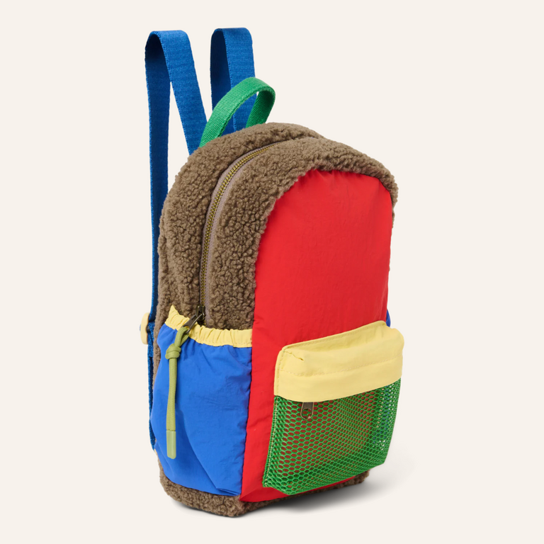 Studio Noos Studio Noos - Patchwork mini backpack fiery red
