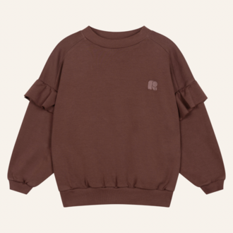 Repose AMS Repose AMS - Ruffle sweater pure chocolate